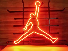 Basketball Slam Dunk Red Classic Neon Light Sign